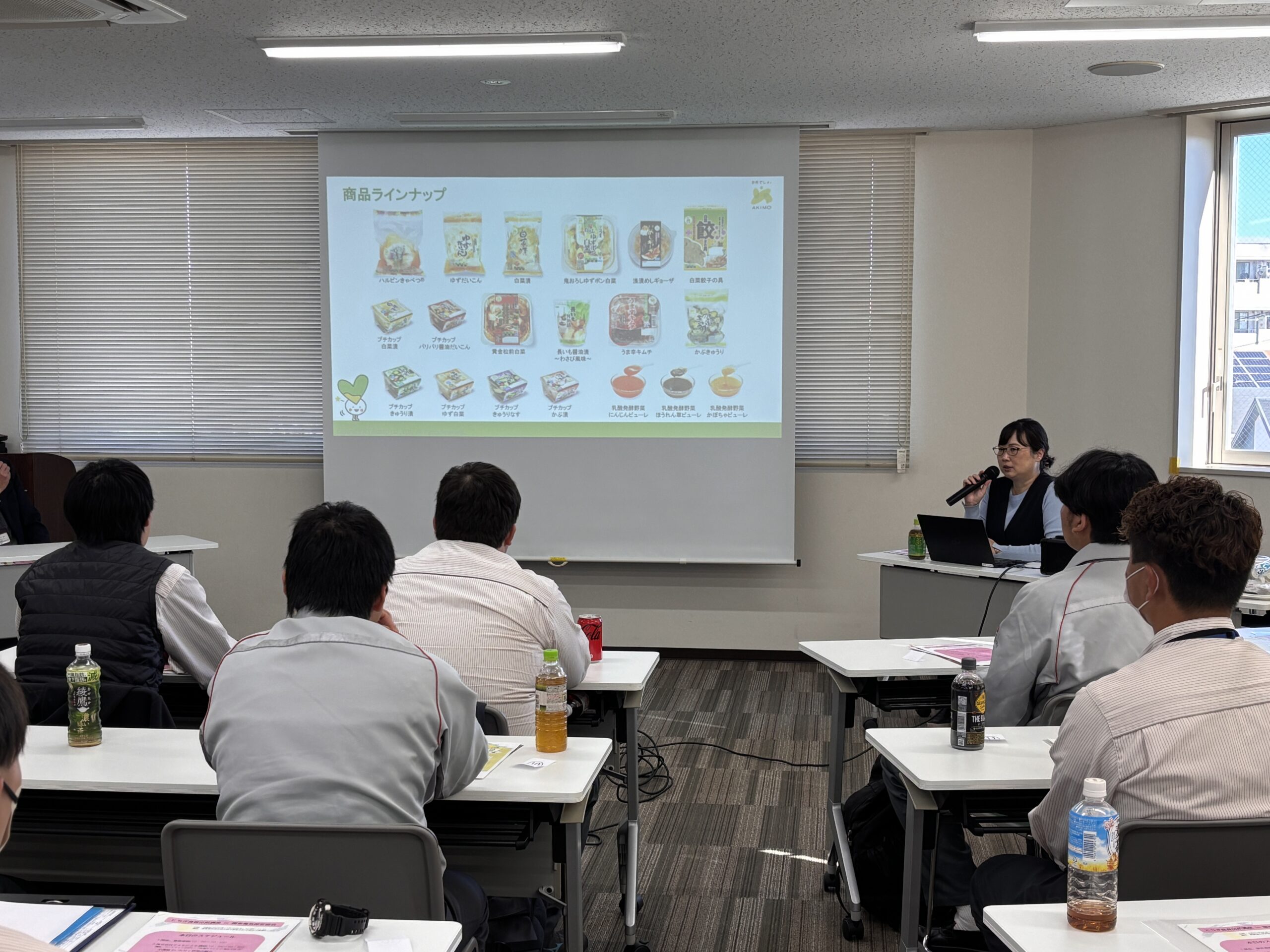 関東電気保安協会栃木事業本部様で行われた栃木県農業振興公社主催『食育出前講座』においてアキモが登壇