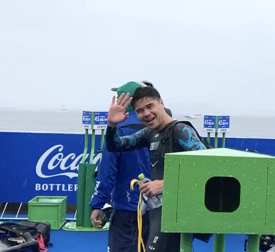 野菜のチカラで世界へ！ニナー賢治選手、横浜トライアスロンで快走