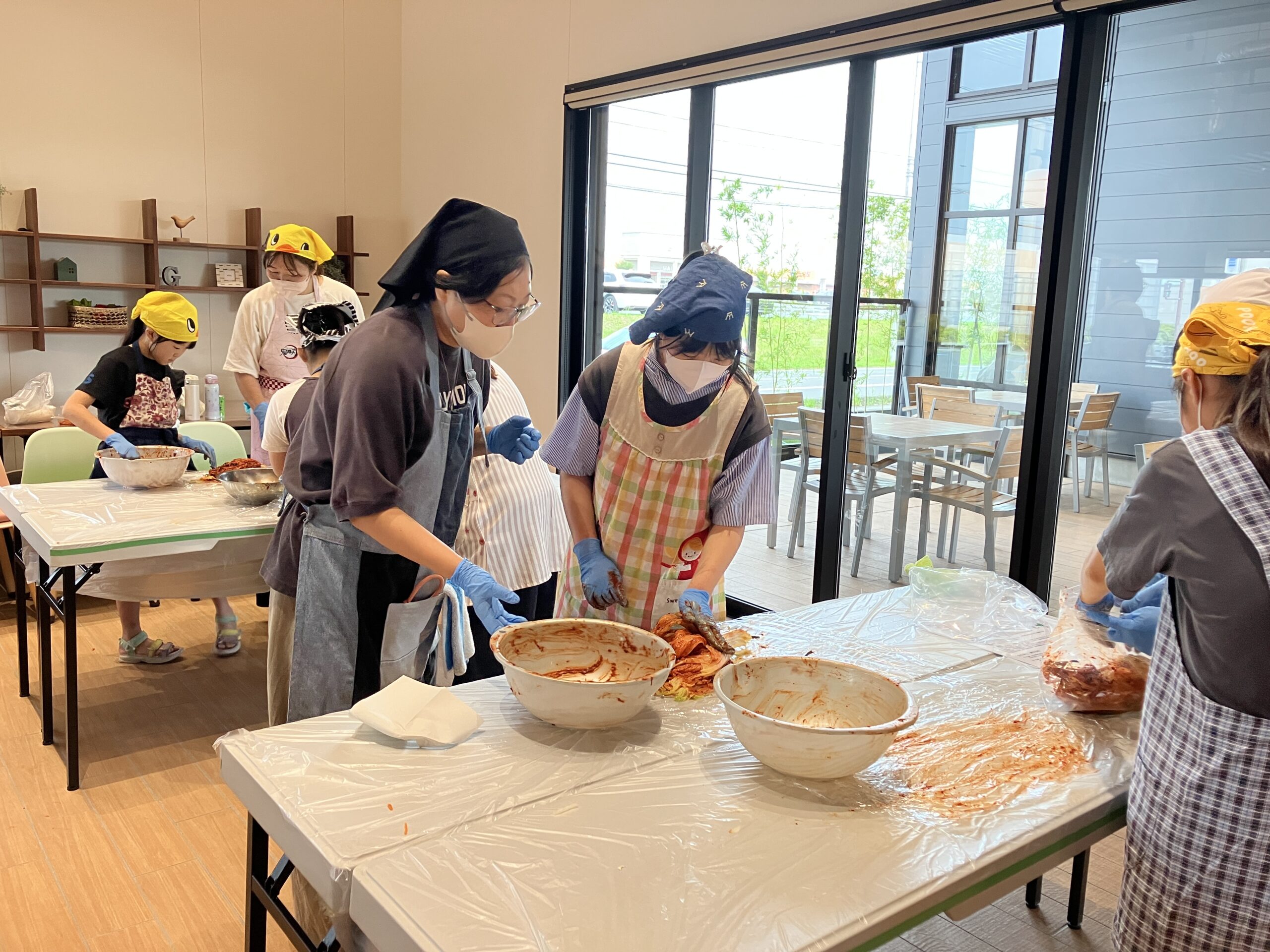 夏休み企画！手作りキムチ教室